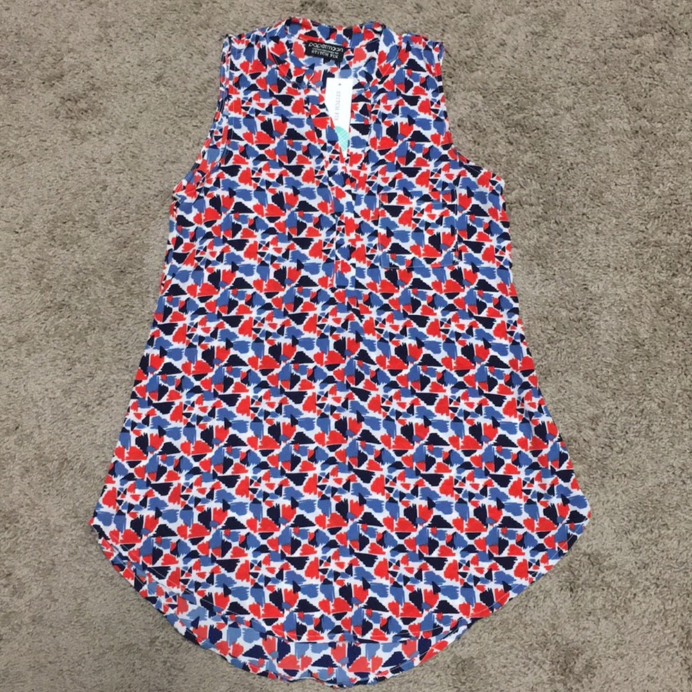 Papermoon Norris Split Neck Blouse